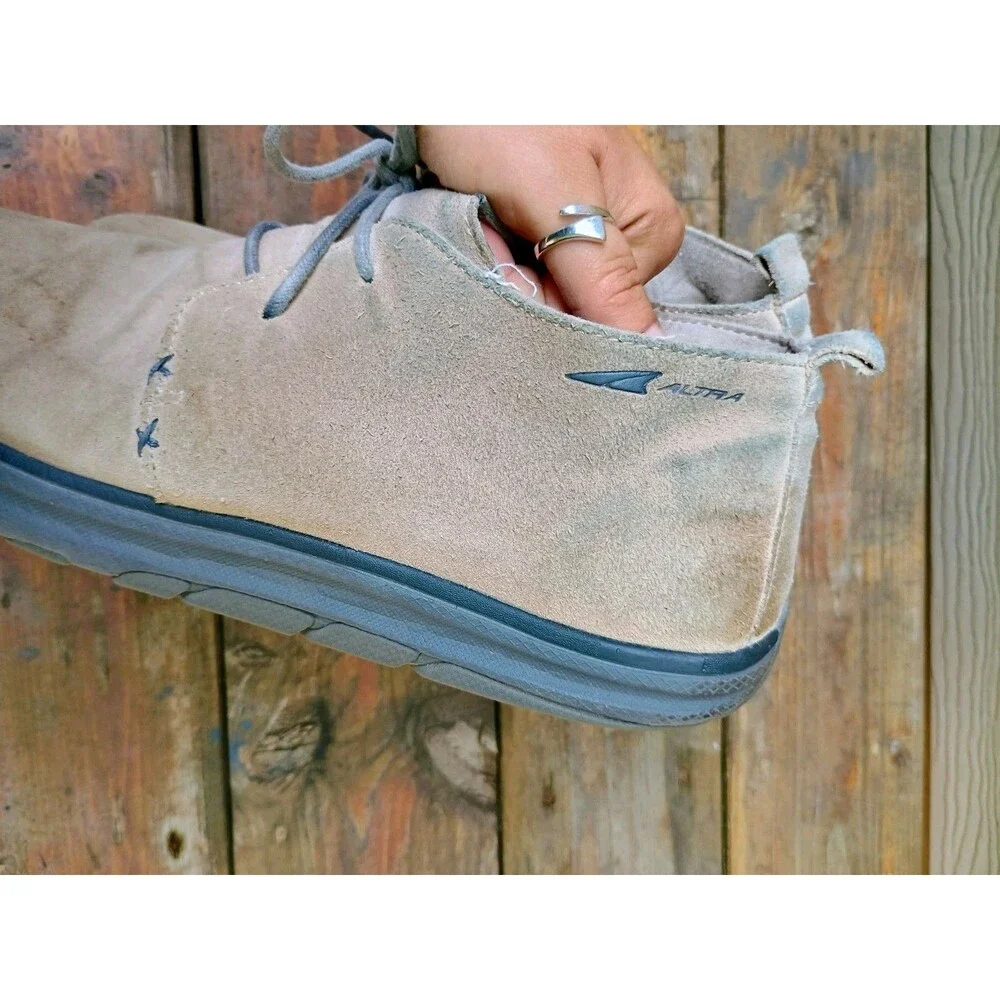 Altra Natural Run Desert Chukka Boots Shoes Mens Size 11.5 - Tan Taupe Suede
